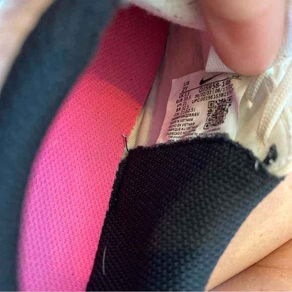 Nike Jr Mercurial Vapor 15 FG Soccer Shoes Youth Size 2 White - Picture 4 of 5